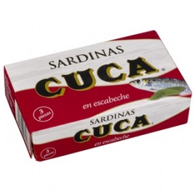 CUCA Sardinas en escabeche lata 120 grs